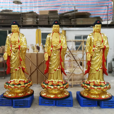 寺庙佛堂供奉大型1.8米方莲台释迦佛如来佛祖佛像 佛像工厂定制各类佛像